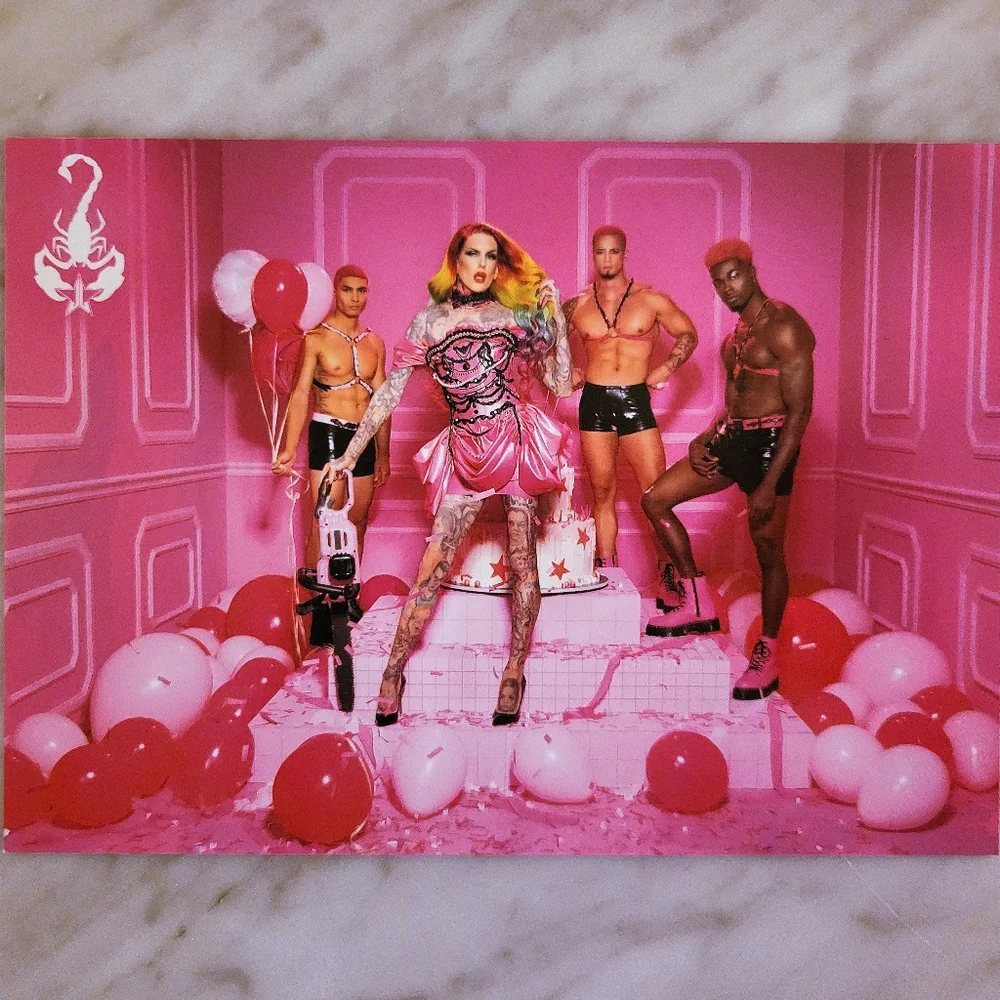 Jeffree Star Scorpio Birthday Collection Card